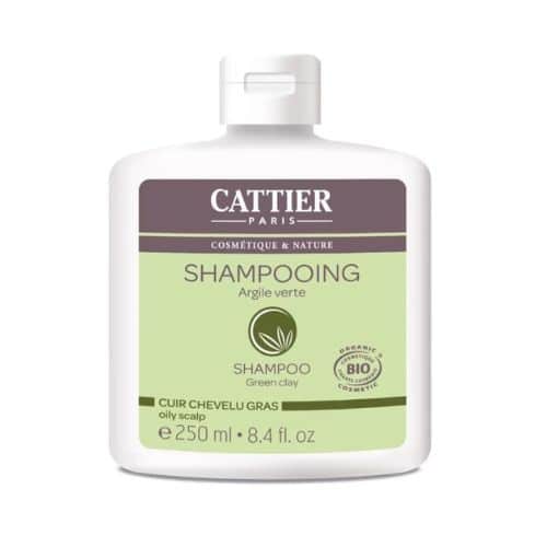 cheveux gras shampoing cattier argile verte