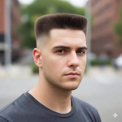 coupe buzz cut - flattop