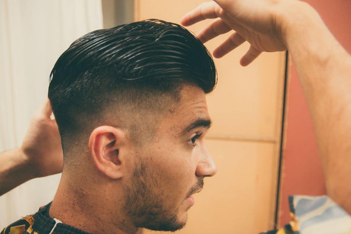taper fade homme