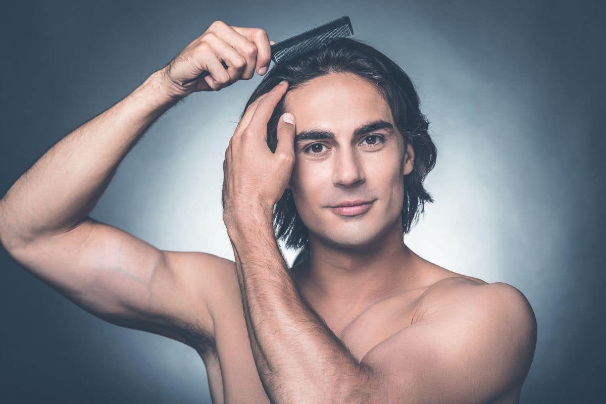 shampoing sec pour homme