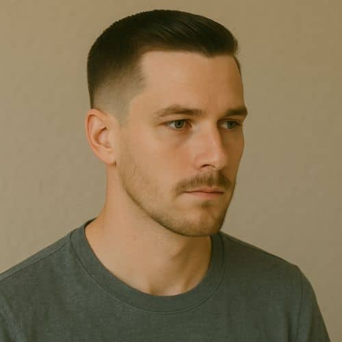 coupe de cheveux - low fade taper classique