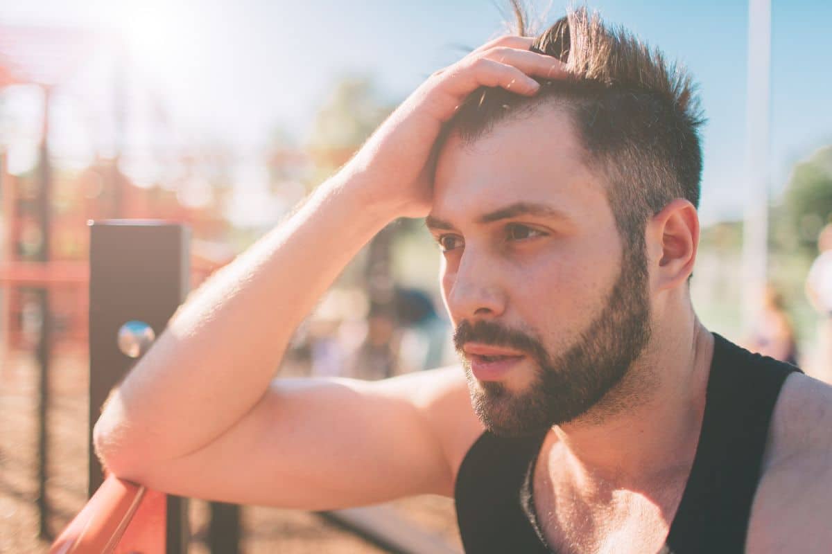 chute de cheveux homme été