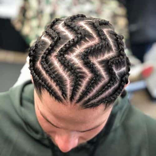 zigzag braids