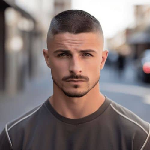 buzz cut coiffure homme