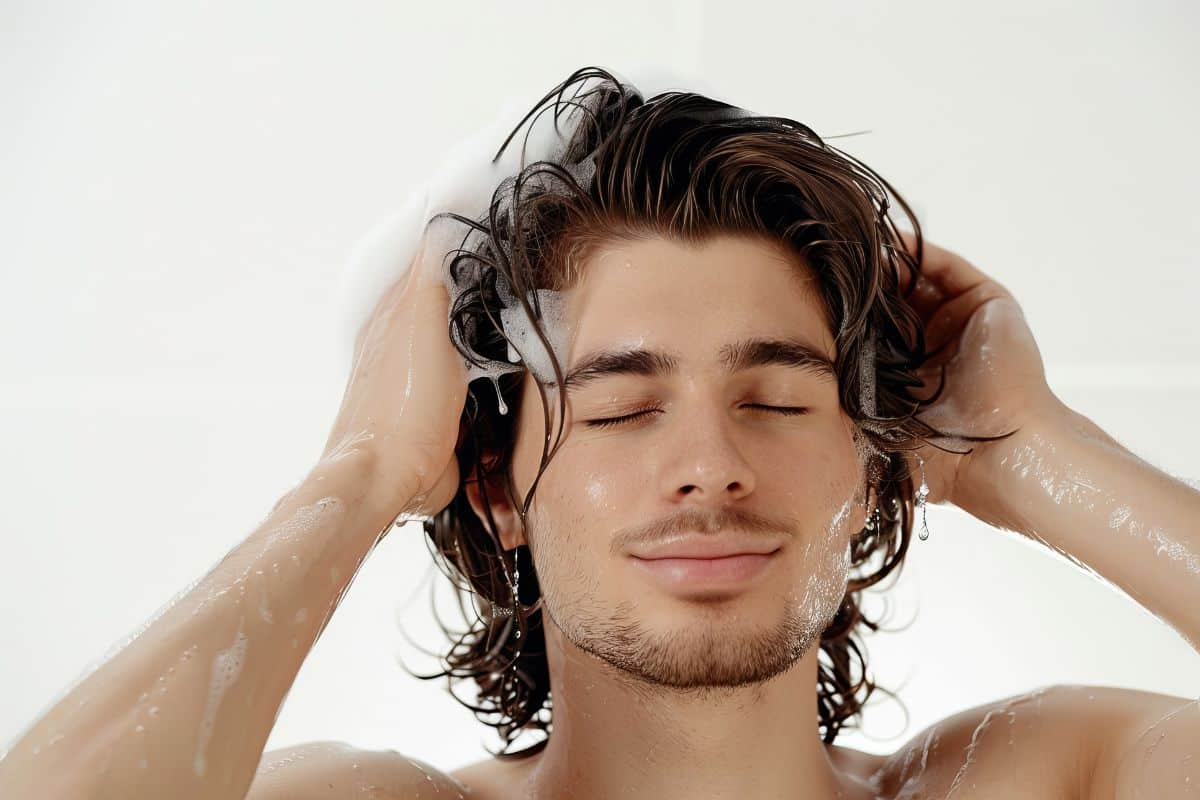 huile de coco shampoing pour les cheveux homme