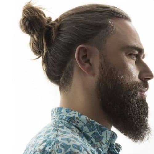 man bun coiffure homme