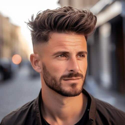 quiff moderne coiffure homme