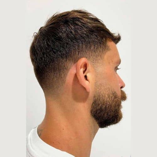 coiffure 40 ans taper fade