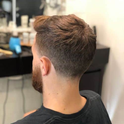 coiffure homme degrade effile