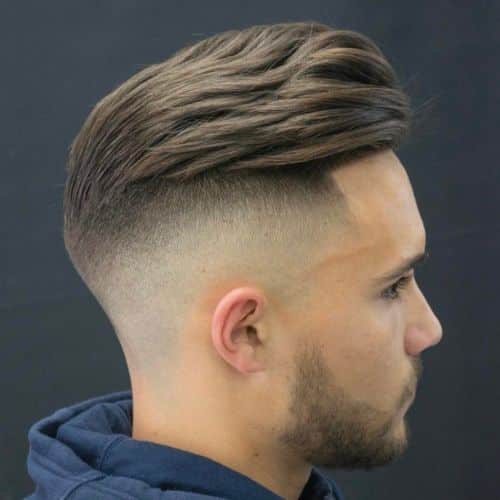 coiffure homme degrade haut