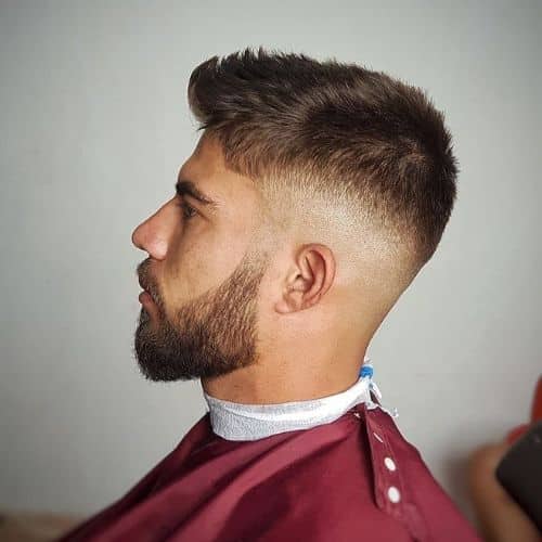 coiffure homme fade