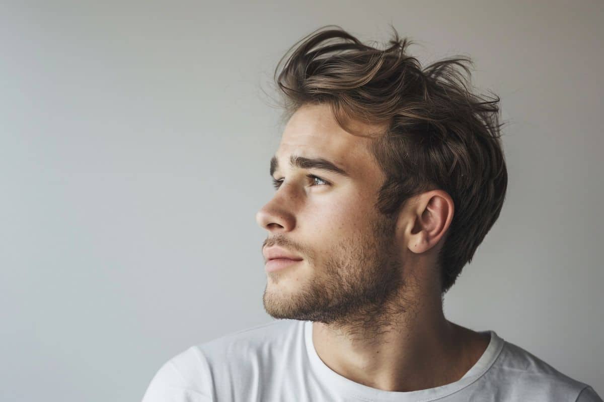 donner du volume aux cheveux fins homme