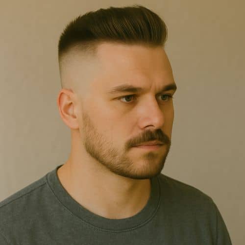 coupe de cheveux visage carré - undercut