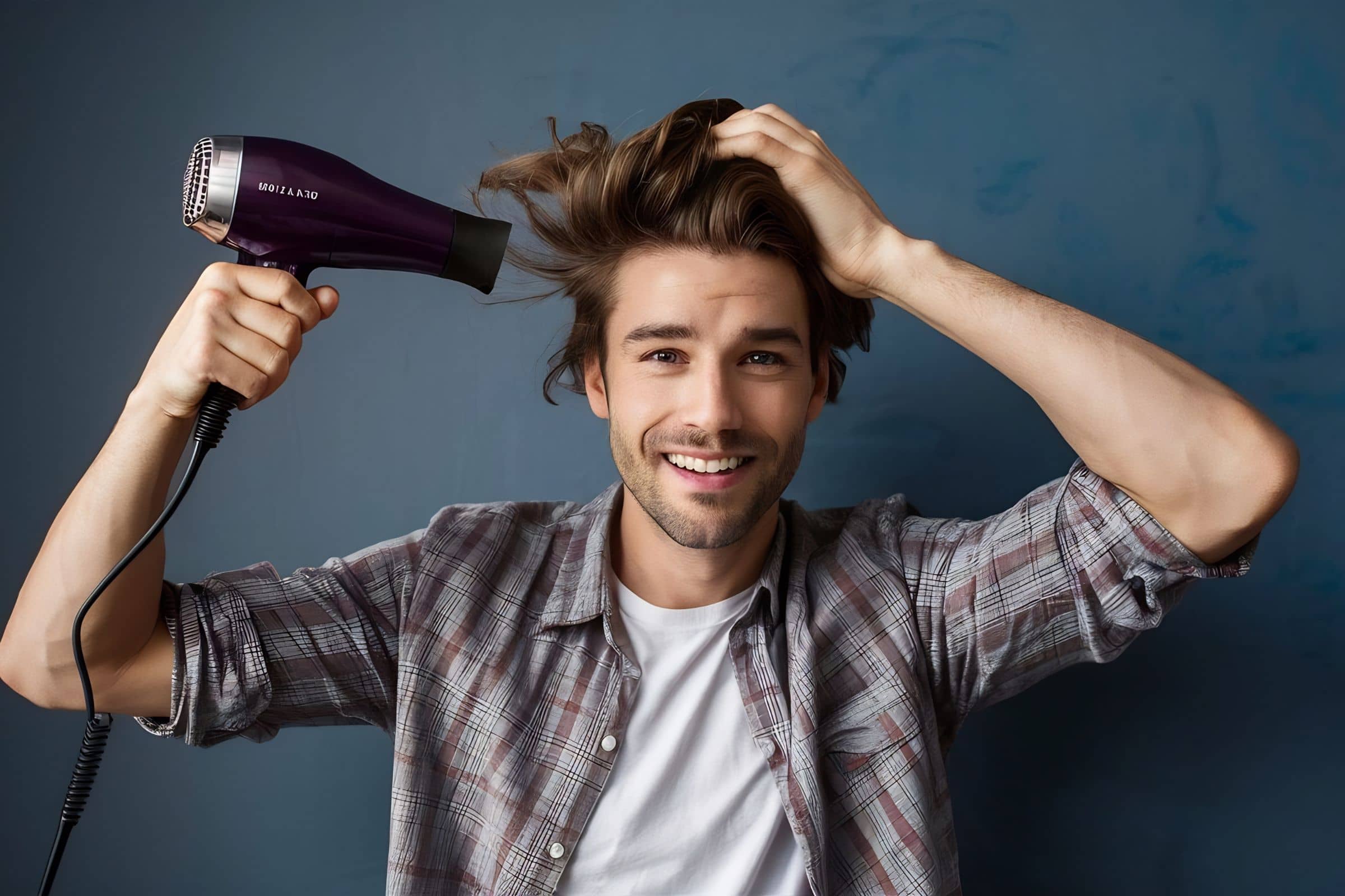 cheveux homme chaleur