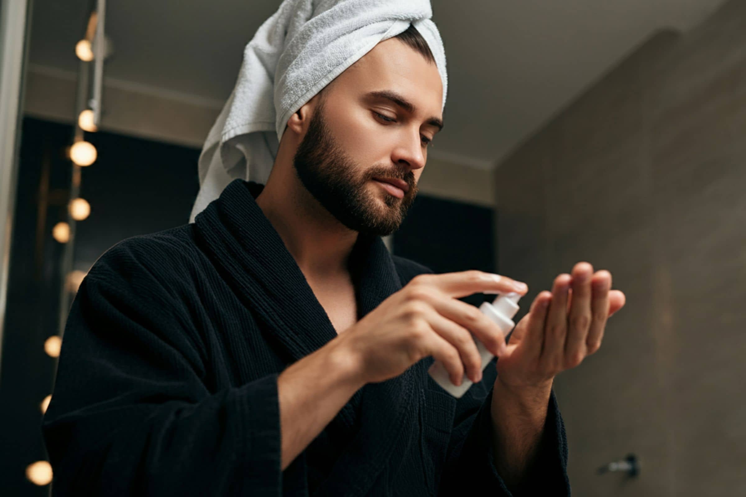 routine soins pour cheveux homme