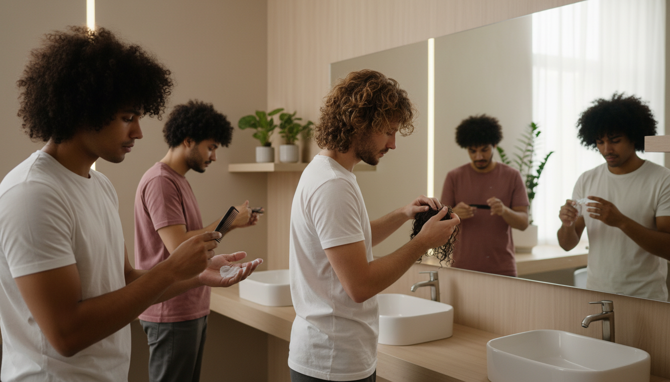 découvrez nos véritables conseils pour l'entretien optimal des cheveux frisés, crépus, ondulés ou bouclés chez les hommes, afin de sublimer leur texture naturelle et maintenir leur santé au quotidien.